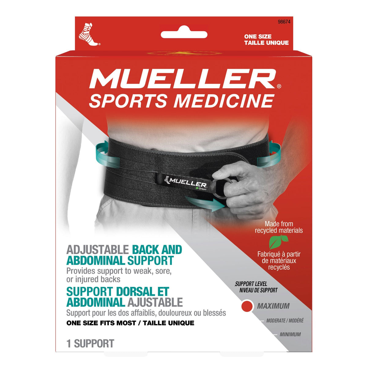 Mueller Adjustable Back Brace