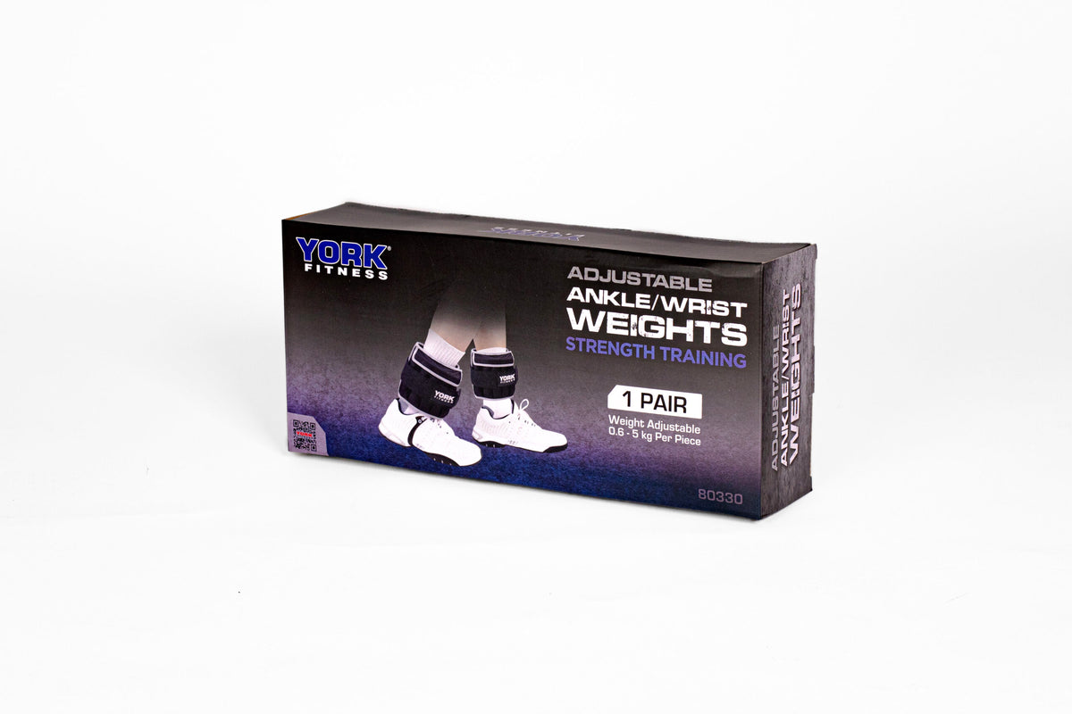 York Barbell 5kg Adjustable Ankle/ Wrist Weight