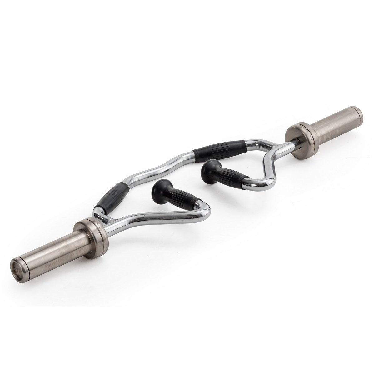 York Barbell &quot;Bi-Tri-Trap&quot; Bar with Rubber Grips
