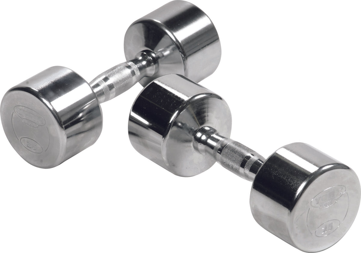 Chrome Dumbbells - York Barbell