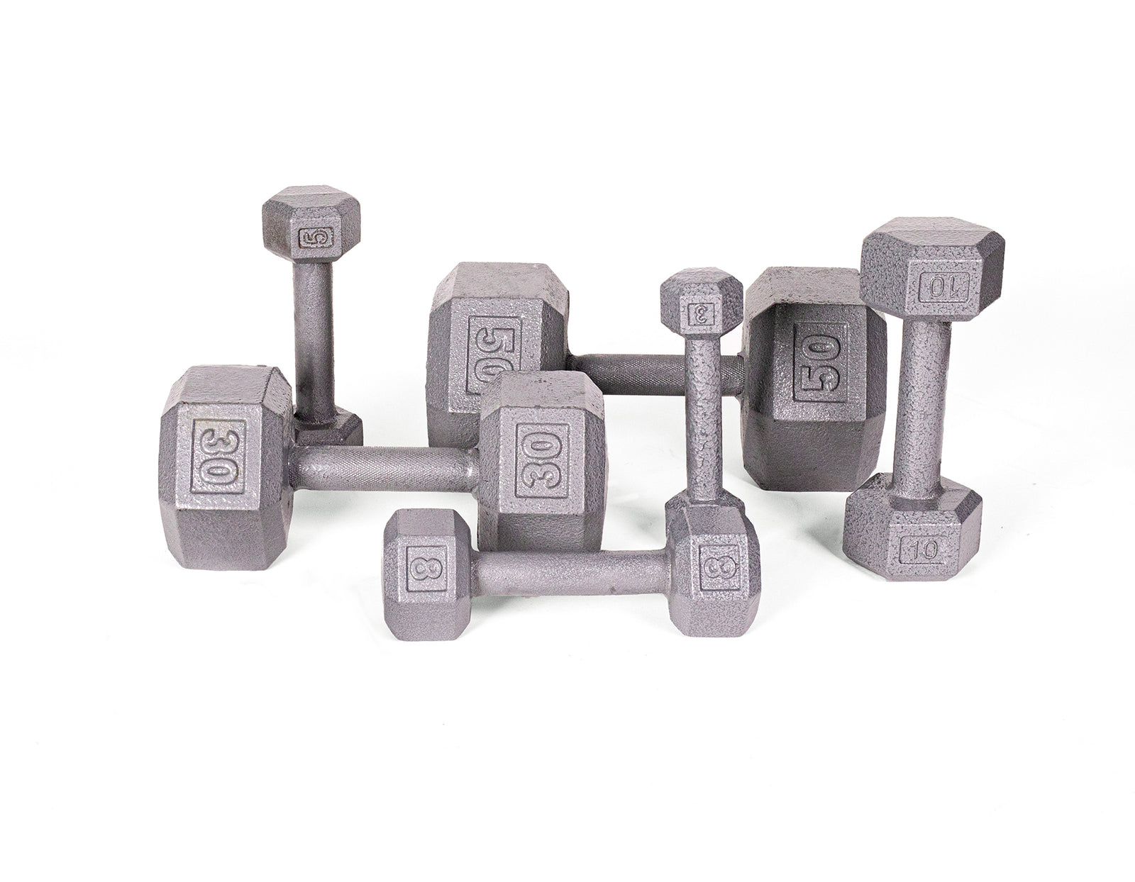 York Barbell Cast Iron Hex Dumbbell