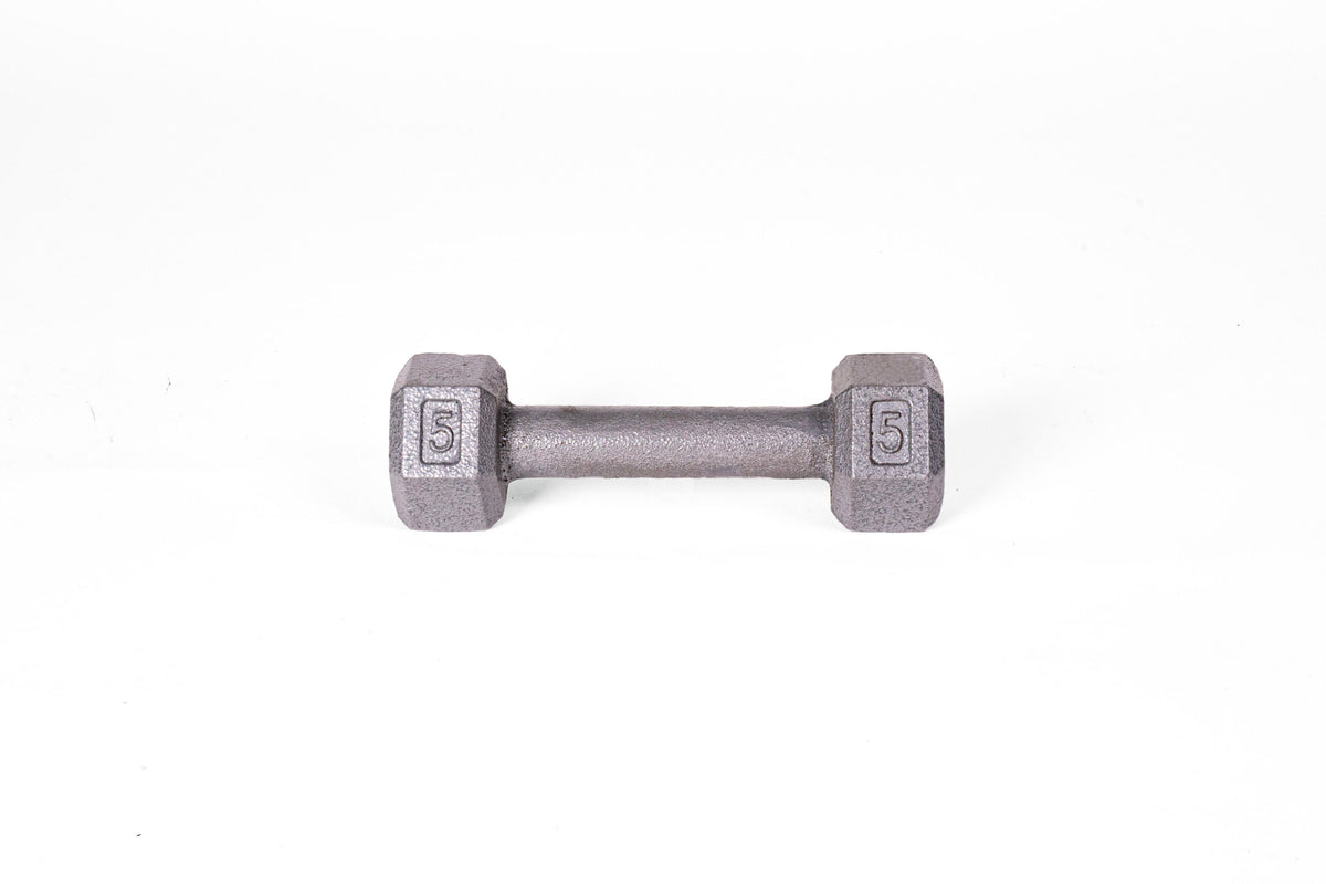 York Barbell Cast Iron Hex Dumbbell