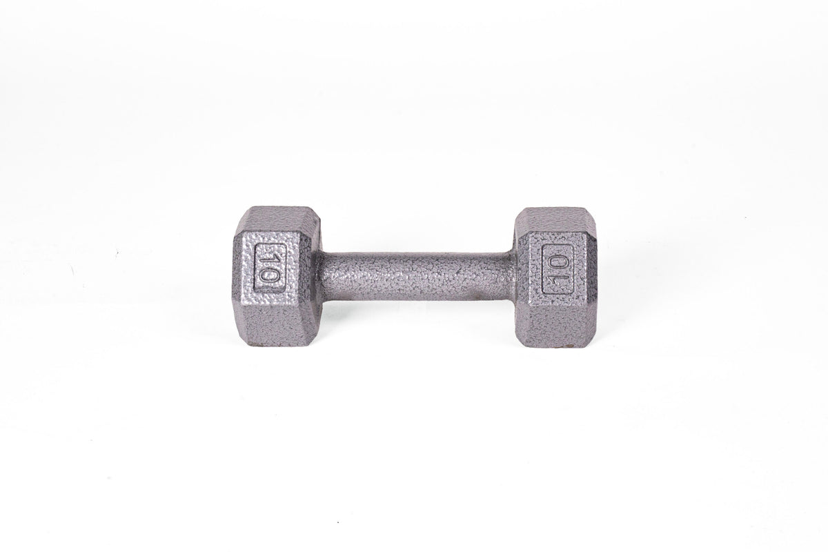 York Barbell Cast Iron Hex Dumbbell