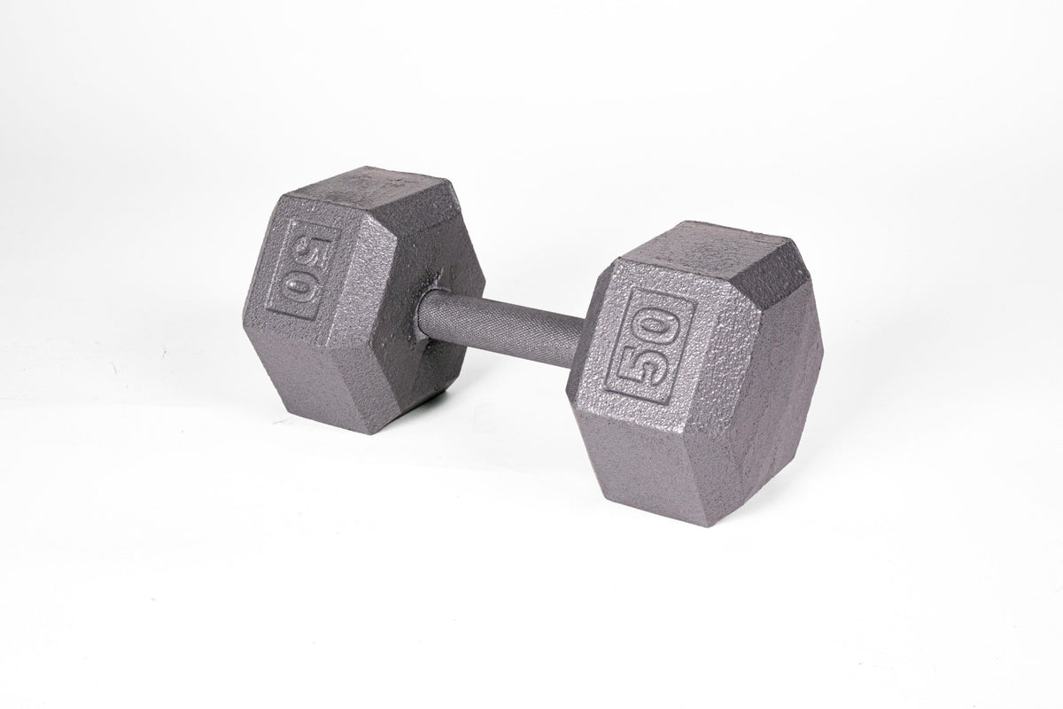 York Barbell Cast Iron Hex Dumbbell