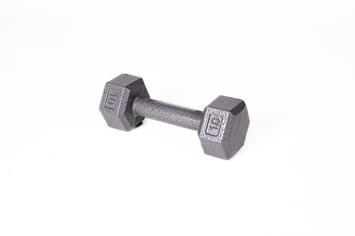 York Barbell Cast Iron Hex Dumbbell