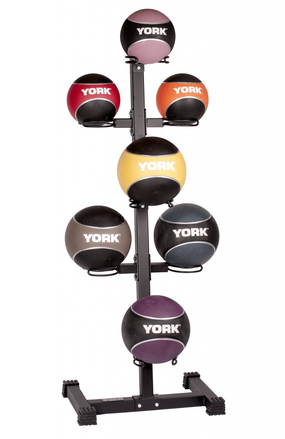7 Ball Vertical Medicine Ball Storage Rack | Gym Equipment Storage