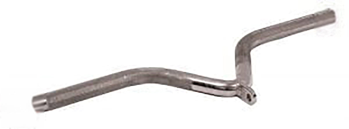 York Barbell V Shape Chrome Bar W/ Rubber Ends