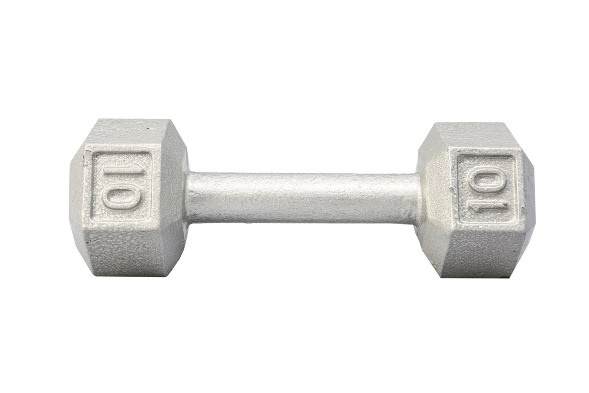 York Barbell Cast Iron Hex Dumbbell