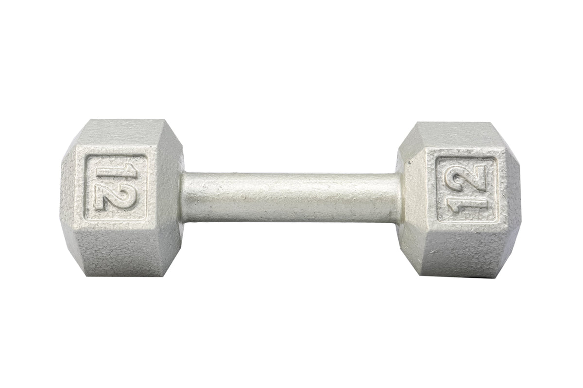 York Barbell Cast Iron Hex Dumbbell