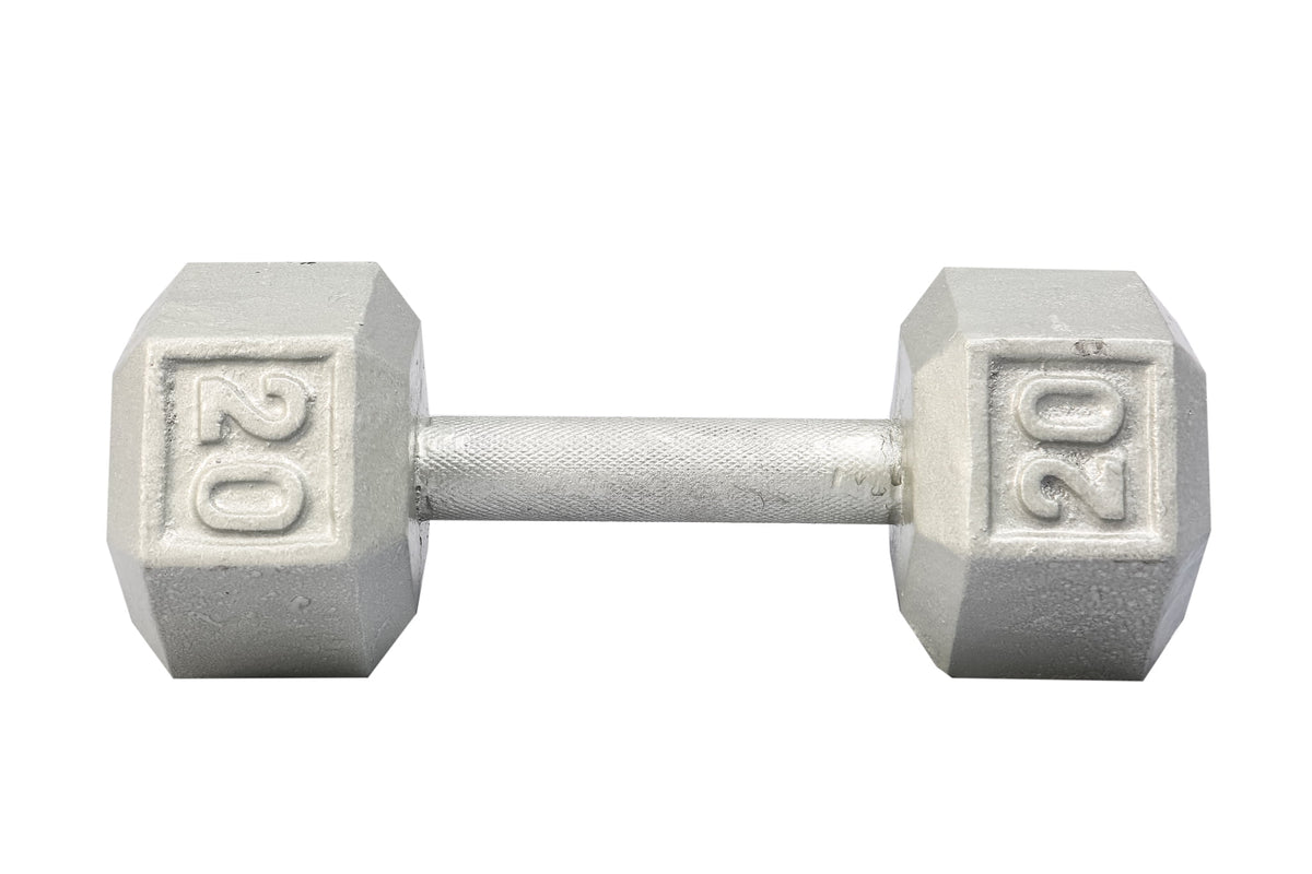 York Barbell Cast Iron Hex Dumbbell
