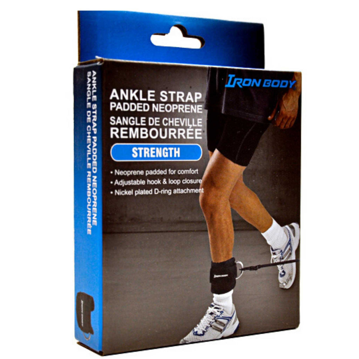 Iron Body Fitness Padded Ankle Strap