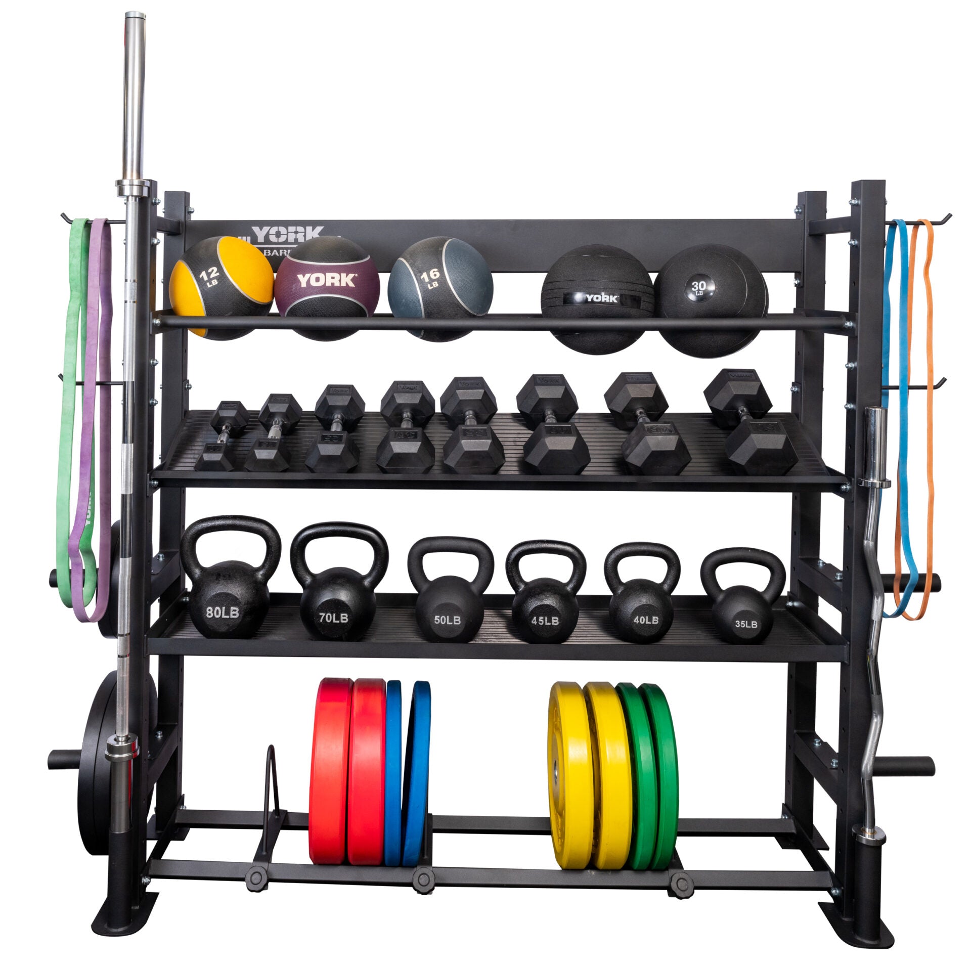 Pyramid Barbell Rack York Barbell Multi-Purpose Rack | MAGMA Fitness