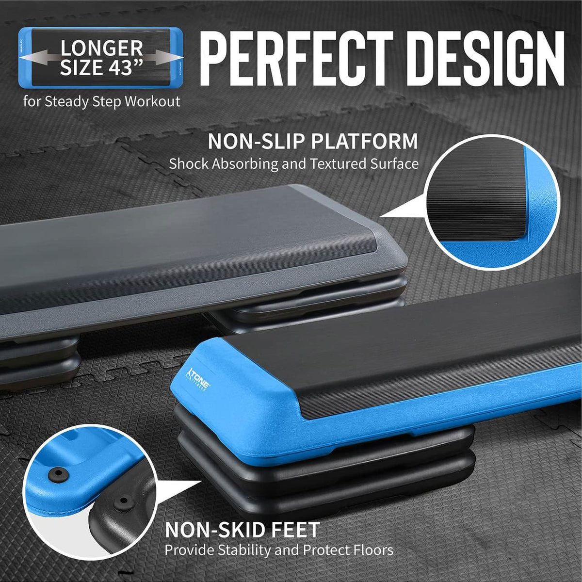 CAP Barbell Adjustable Aerobic Stepper