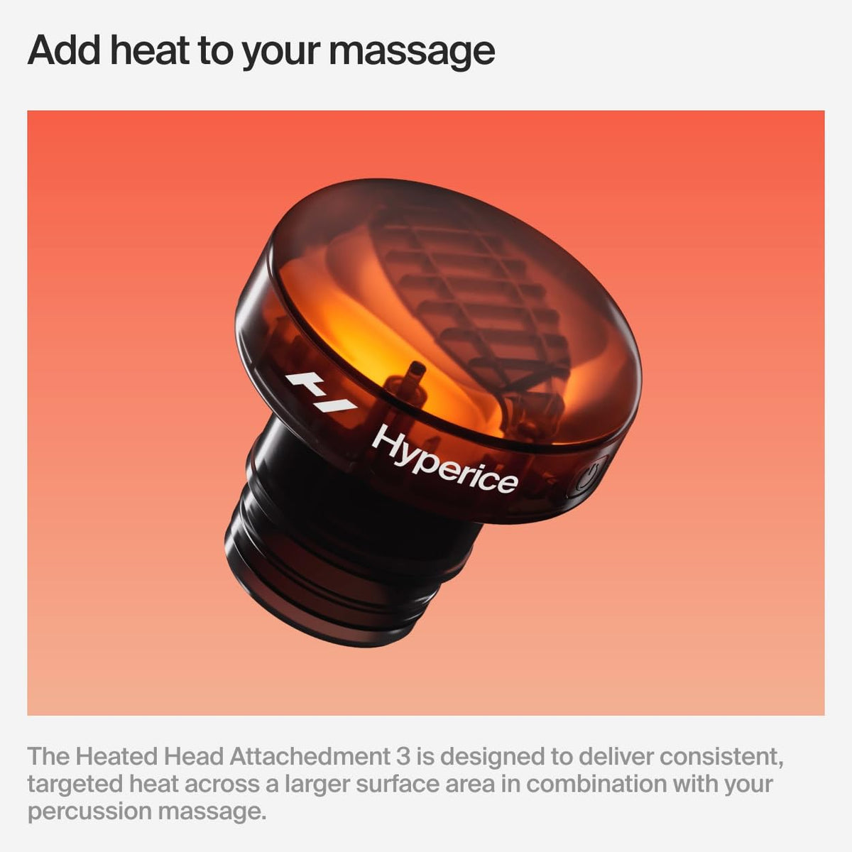 Hyperice Hypervolt 3 Heated Head Attachment