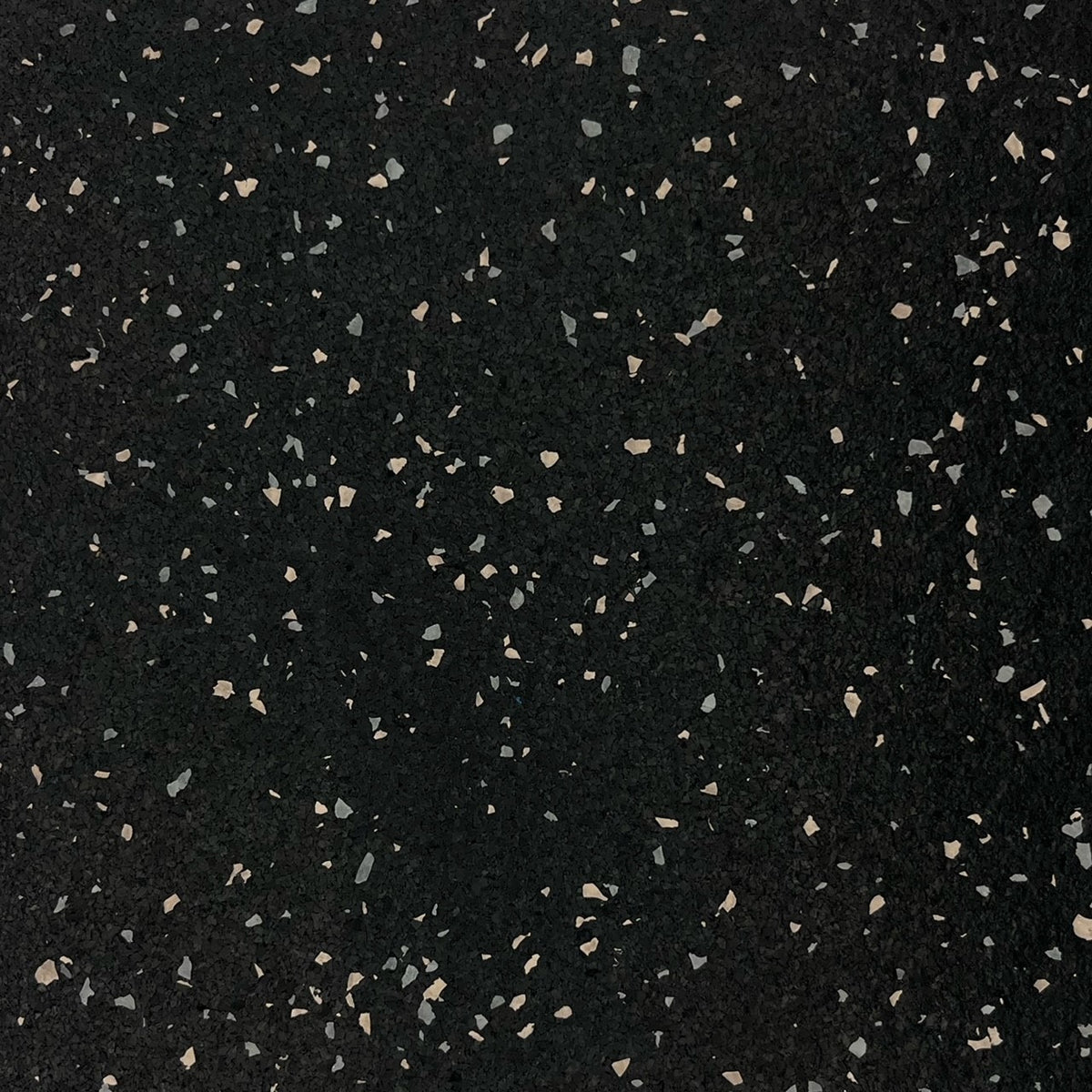 MAGMA Commercial Rubber Gym Flooring / Straight Edge Mat / 8mm (5/16") / Beige &amp; Grey / 20% Fleck / 4' x 6' / 24 Sq Ft