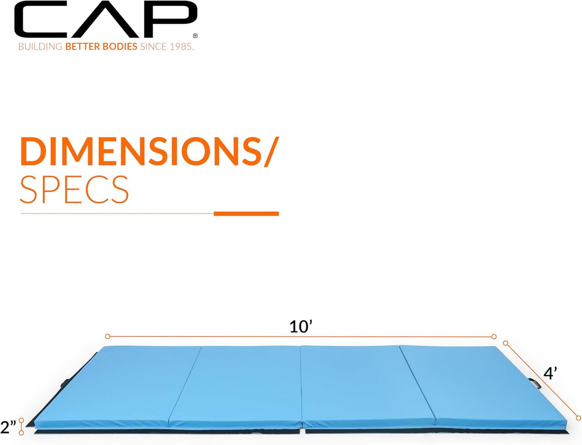 CAP Barbell Folding Exercise Mat with Carrying Handles