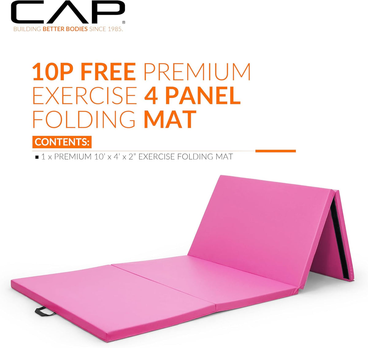 CAP Barbell Folding Exercise Mat with Carrying Handles