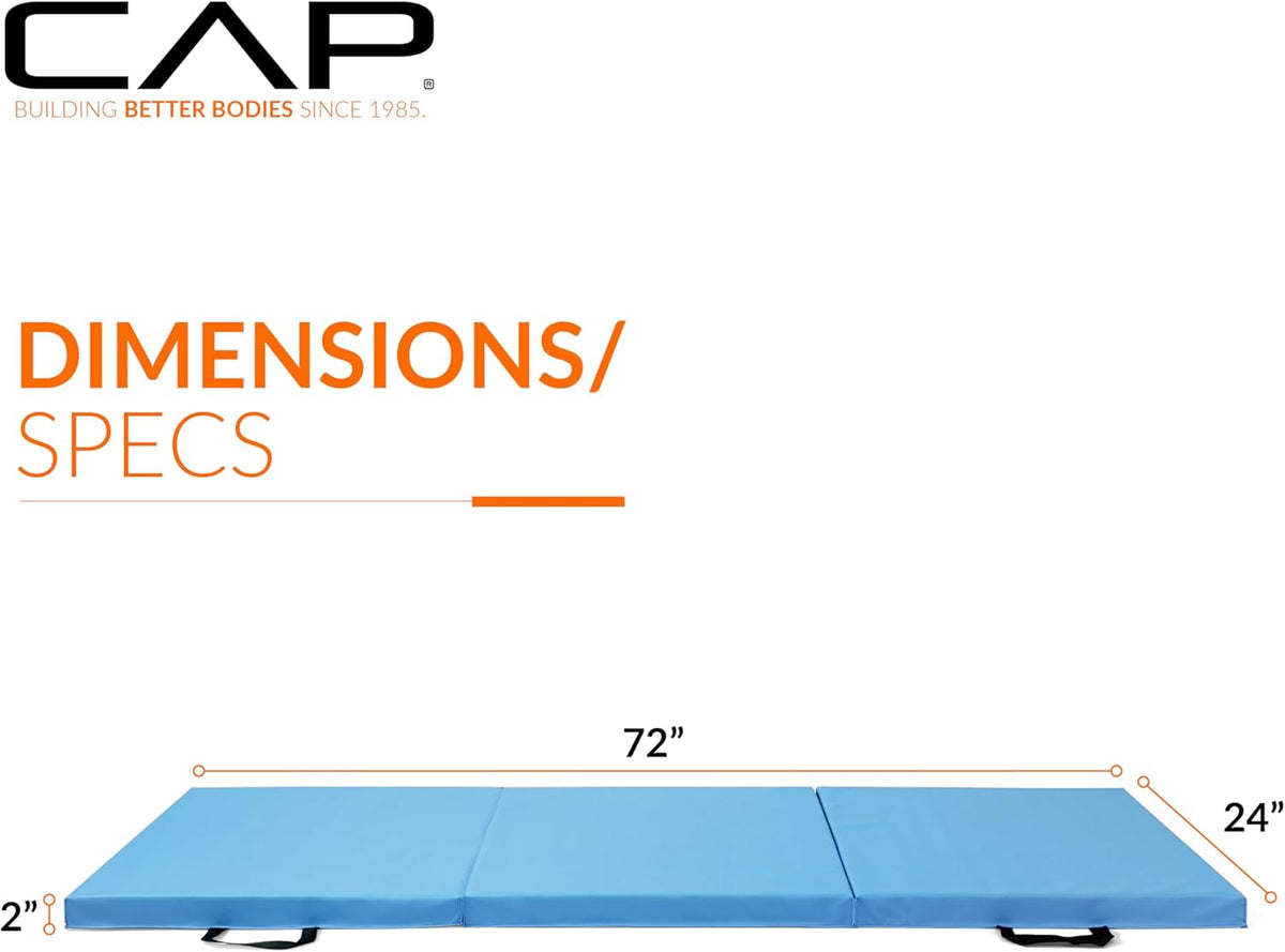 CAP Barbell Folding Exercise Mat with Carrying Handles