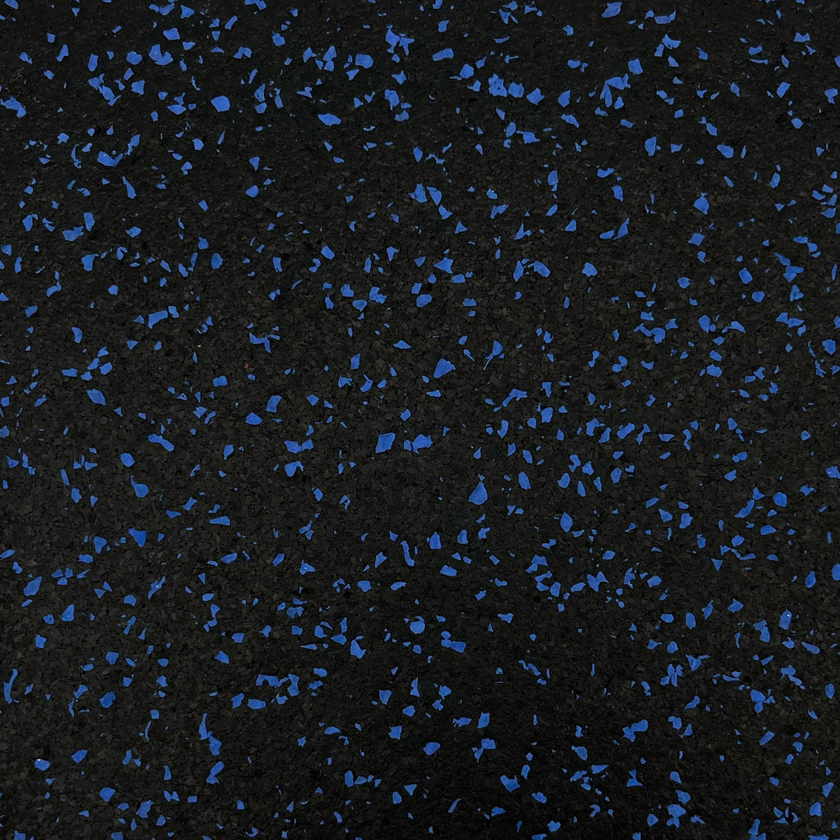 MAGMA Commercial Rubber Gym Flooring / Straight Edge Mat / 8mm (5/16") / Blue / 40% Fleck / 4' x 6' / 24 Sq Ft