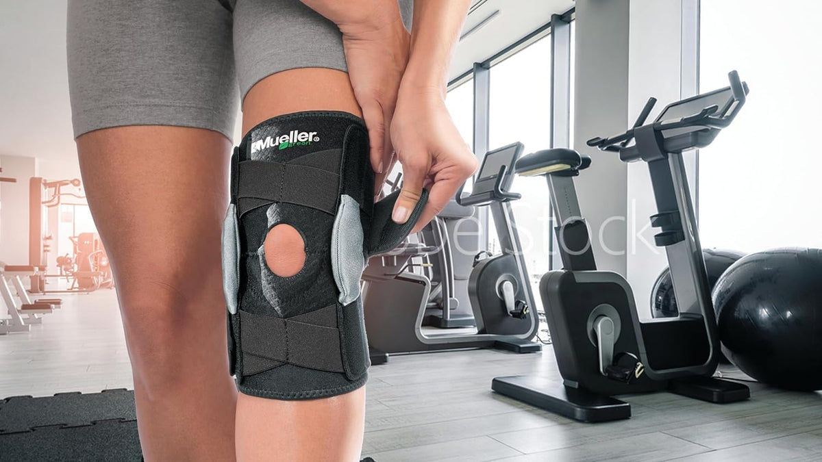 Mueller Green Self-Adjusting Hinged Knee Brace