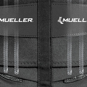 Mueller Adjustable Lumbar Back Brace with Removable Pad