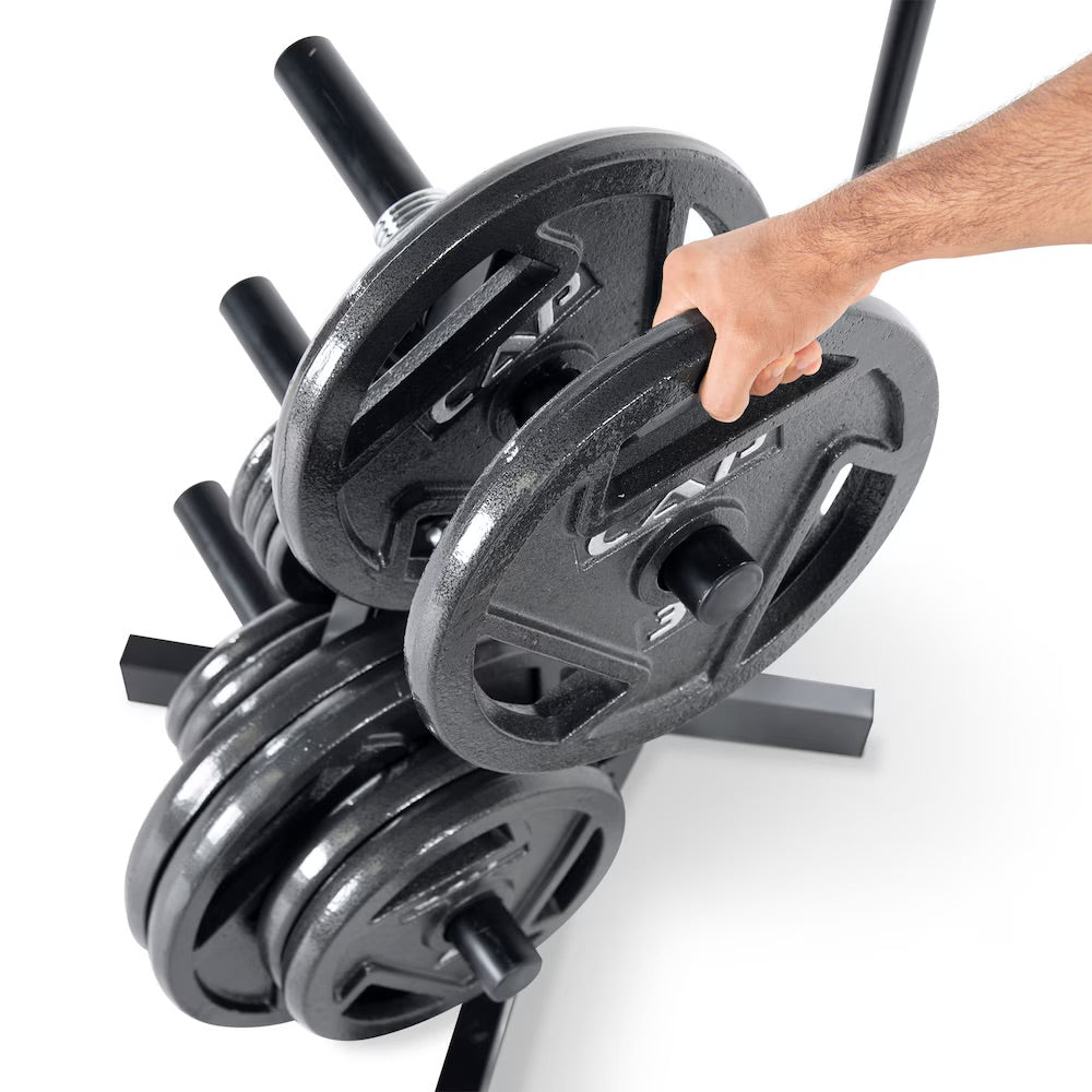 CAP Barbell Olympic Plate Tree Storage Rack