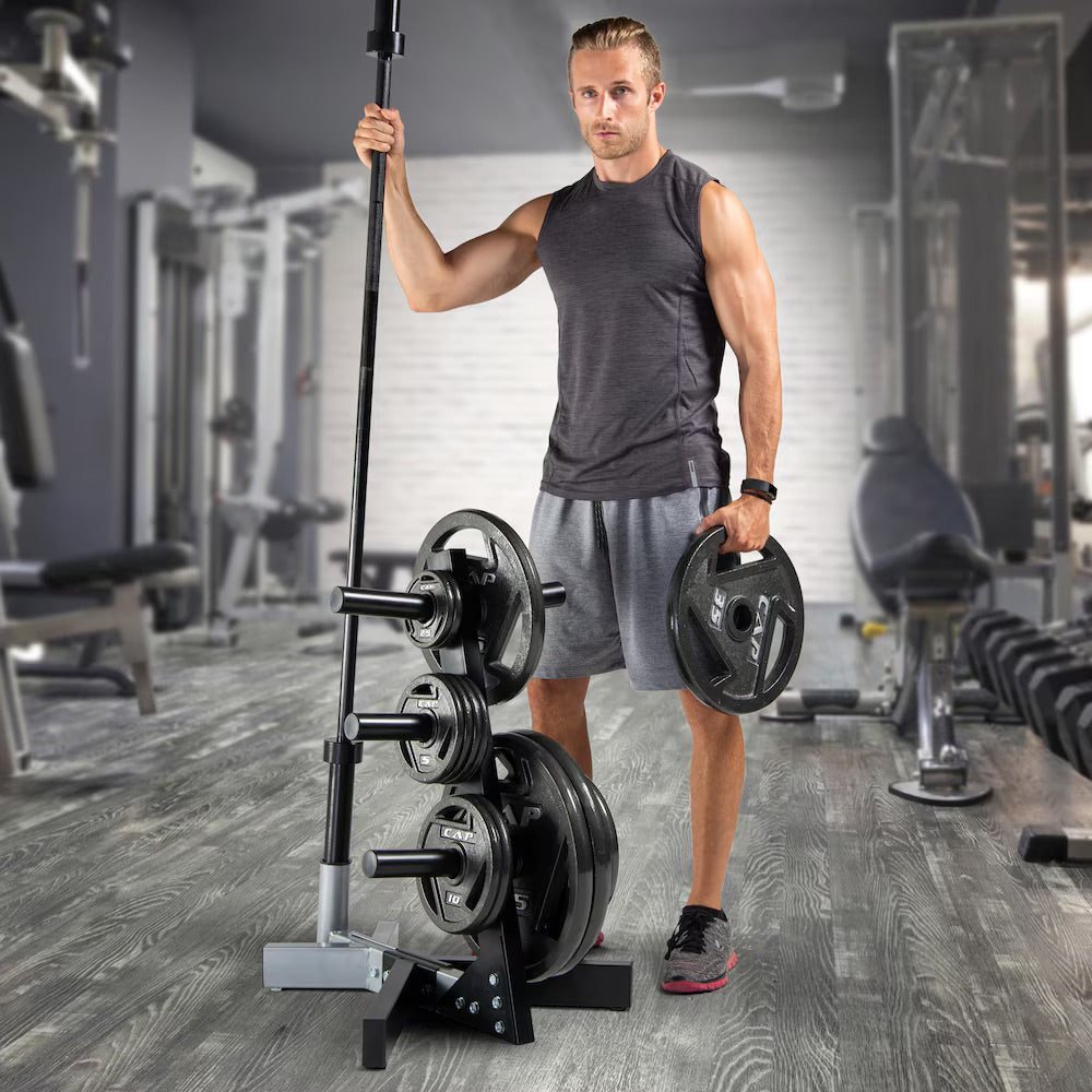 CAP Barbell Olympic Plate Tree Storage Rack