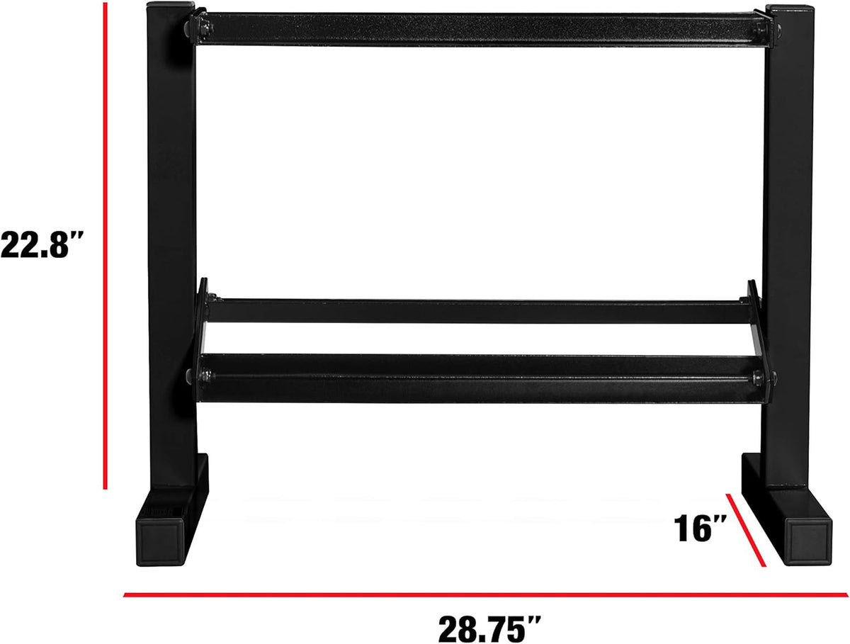 CAP Barbell 2-Tier 24-Inch Dumbbell Rack