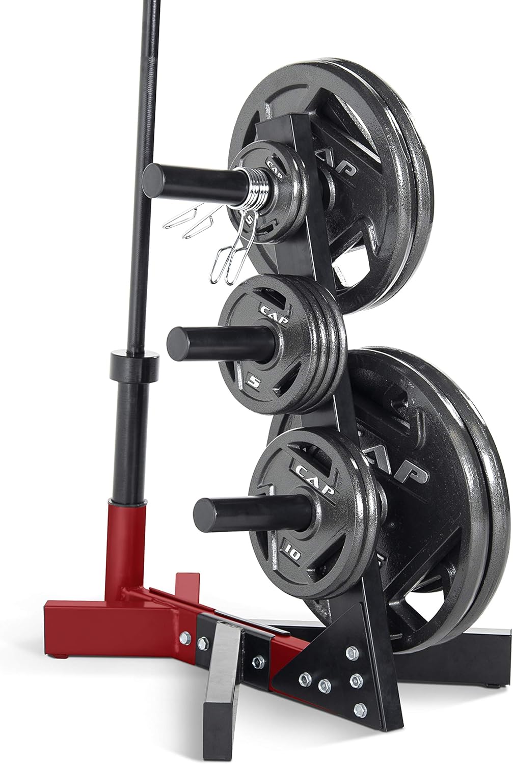 CAP Barbell Olympic Plate Tree Storage Rack