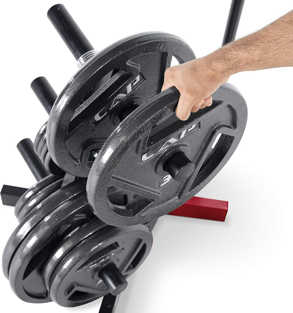 CAP Barbell Olympic Plate Tree Storage Rack