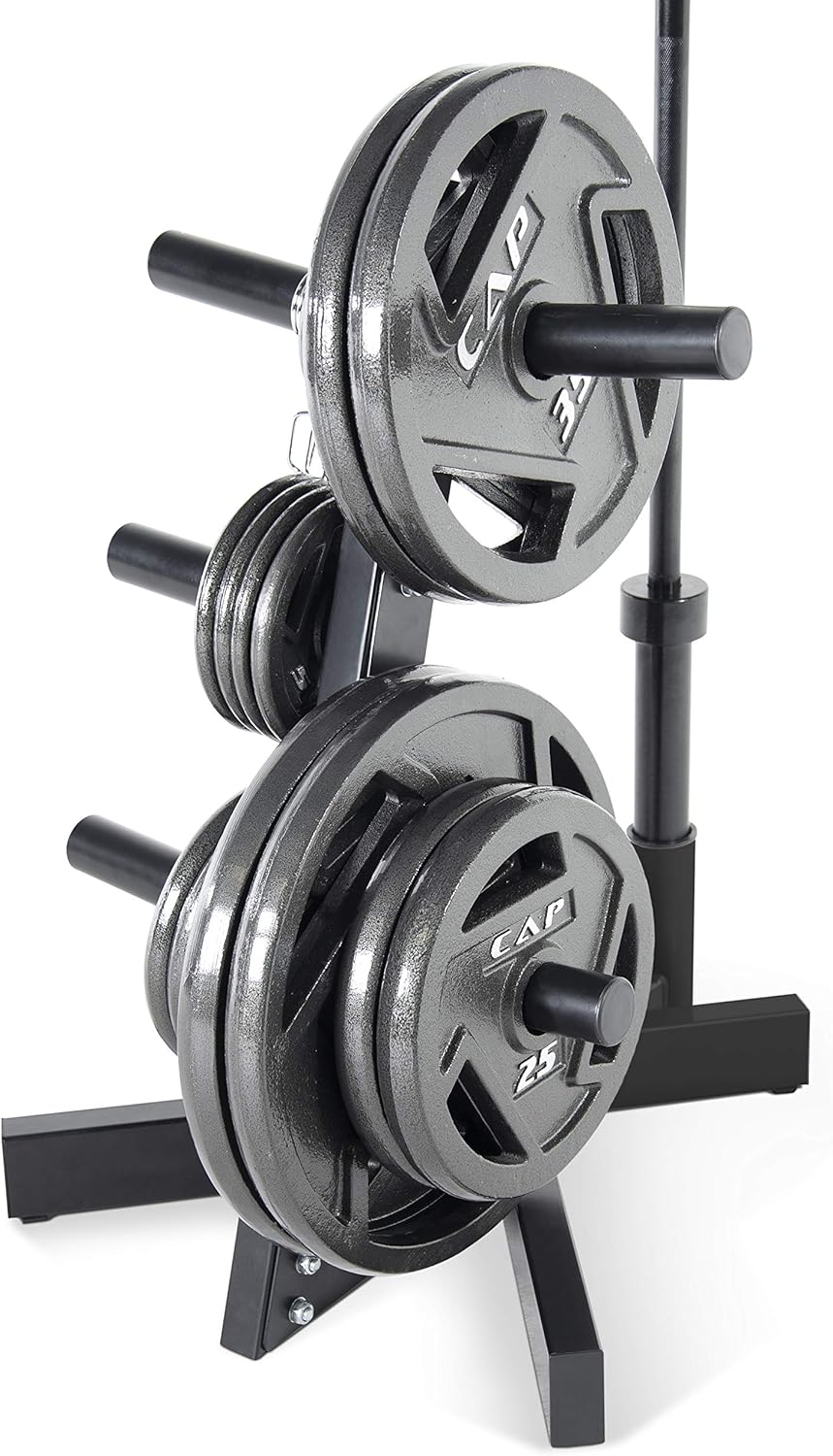 CAP Barbell Olympic Plate Tree Storage Rack