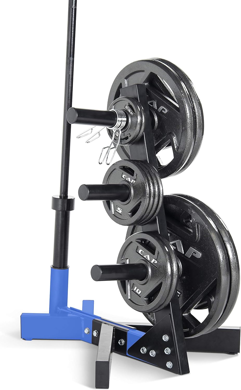 CAP Barbell Olympic Plate Tree Storage Rack