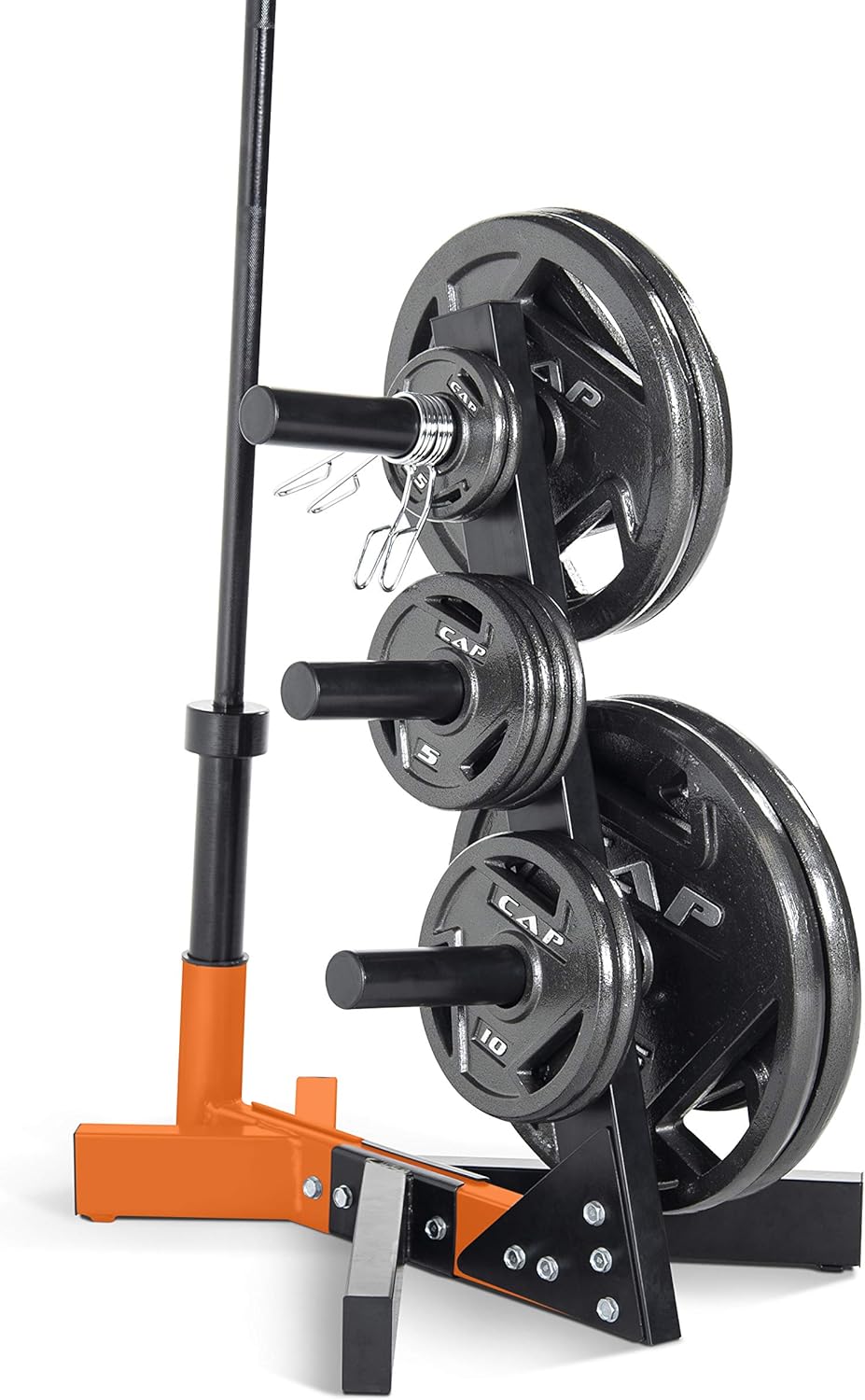 CAP Barbell Olympic Plate Tree Storage Rack