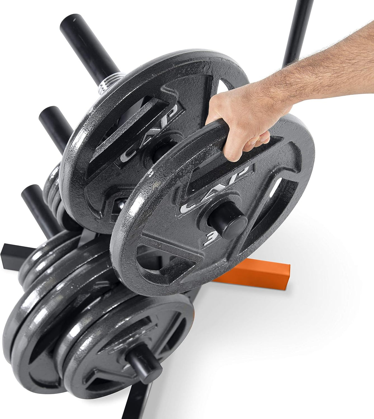 CAP Barbell Olympic Plate Tree Storage Rack