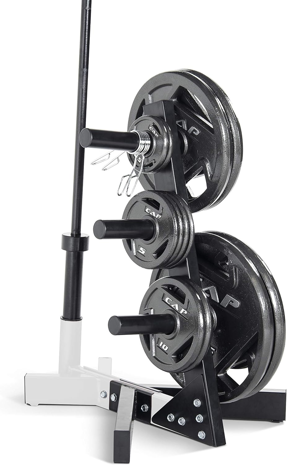 CAP Barbell Olympic Plate Tree Storage Rack