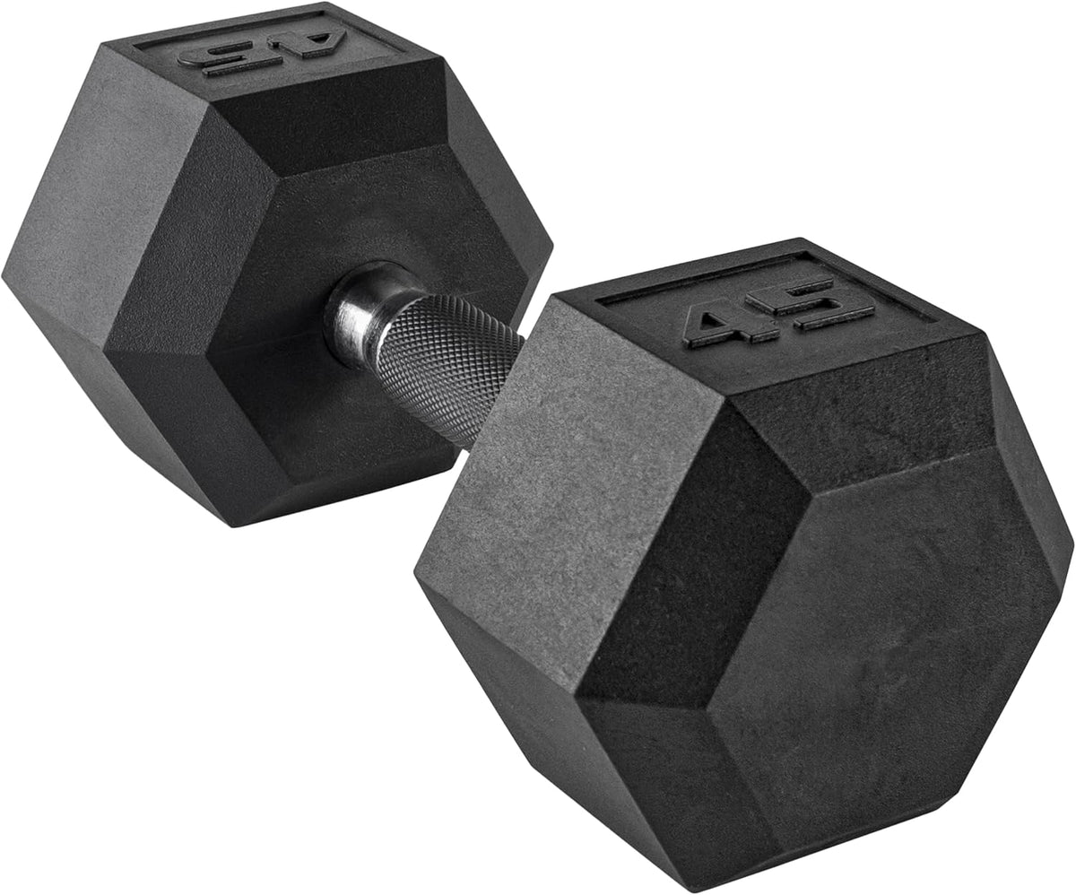 CAP Barbell Rubber Hex Dumbbells