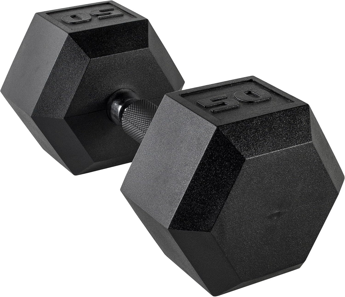 CAP Barbell Rubber Hex Dumbbells