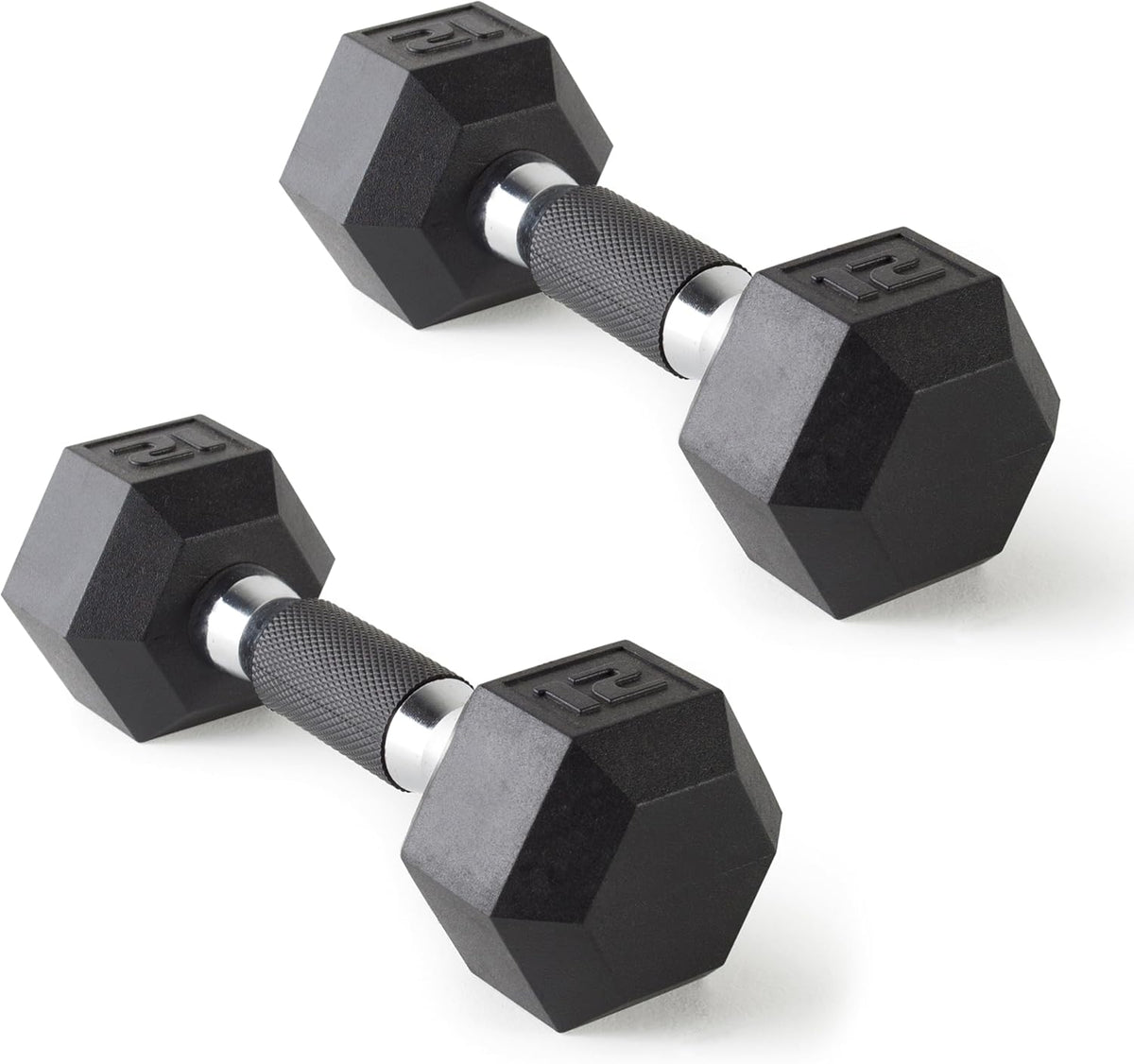 CAP Barbell Rubber Hex Dumbbells