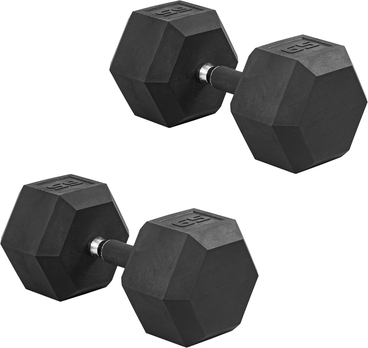 CAP Barbell Rubber Hex Dumbbells