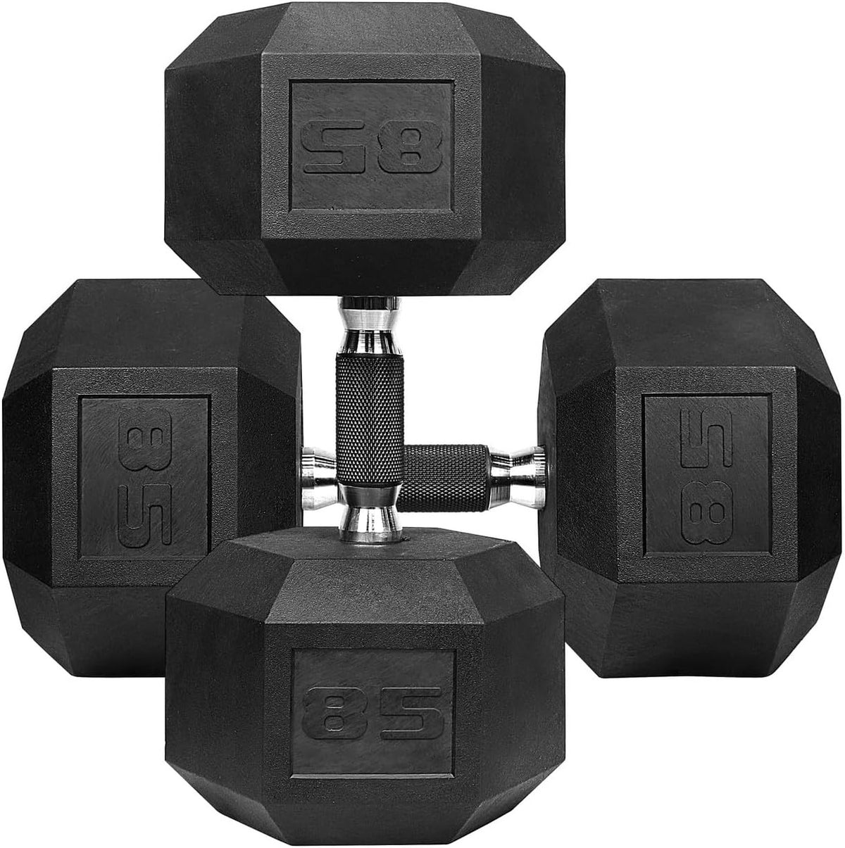 CAP Barbell Rubber Hex Dumbbells