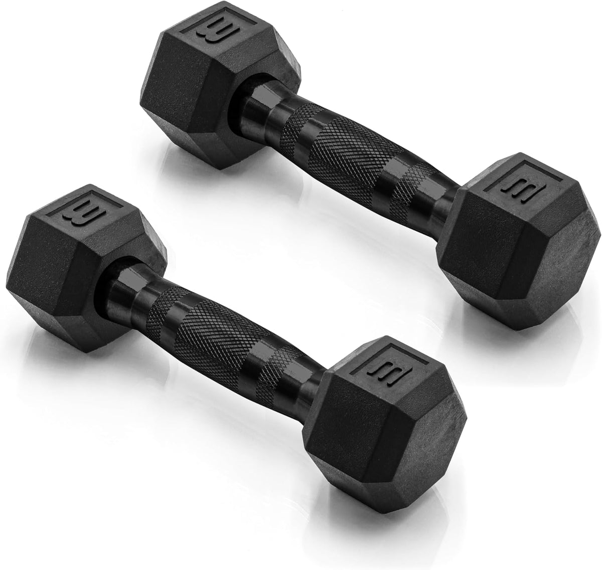 CAP Barbell Rubber Hex Dumbbells