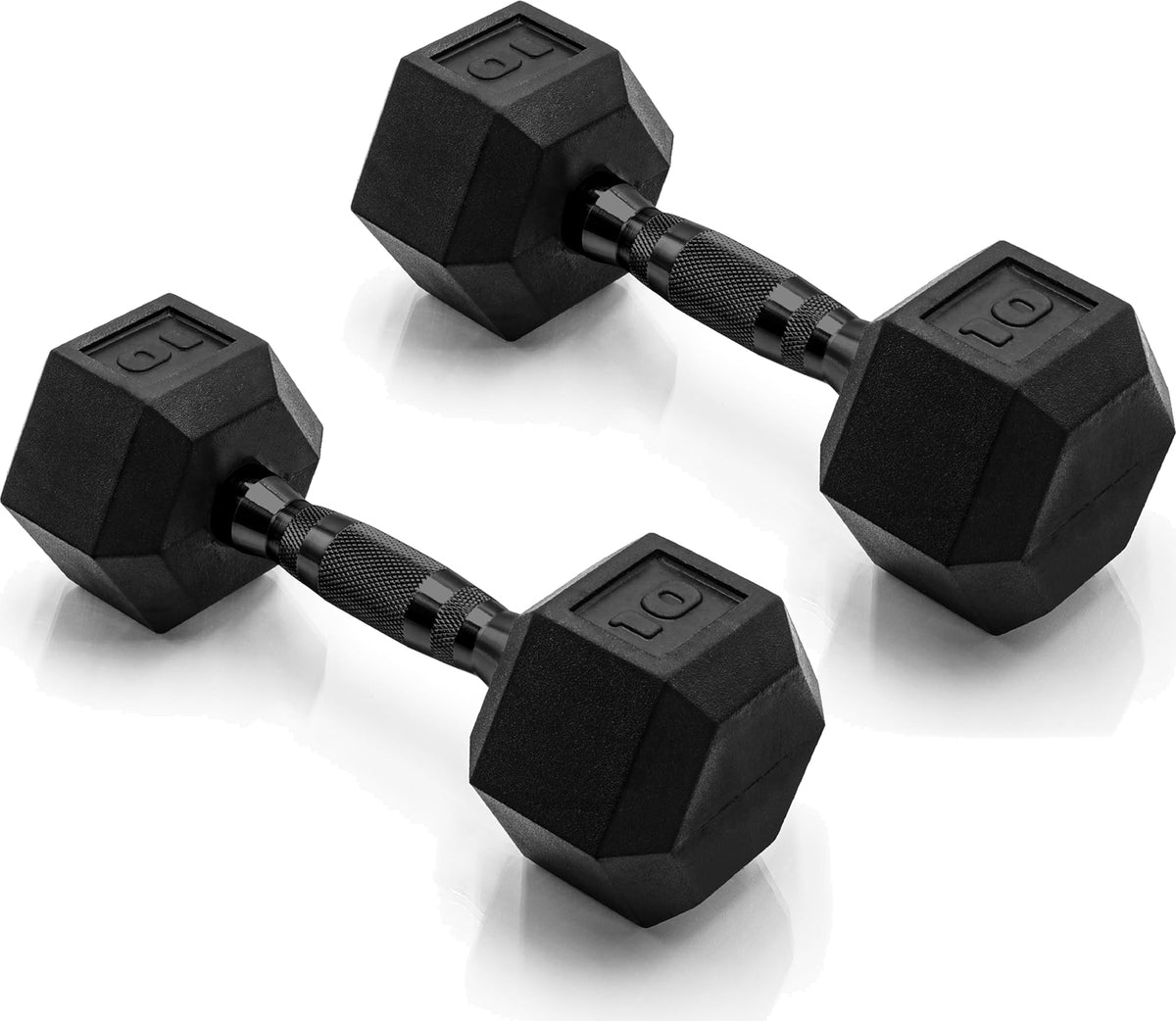 CAP Barbell Rubber Hex Dumbbells