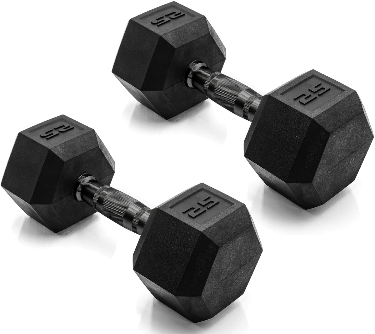 CAP Barbell Rubber Hex Dumbbells