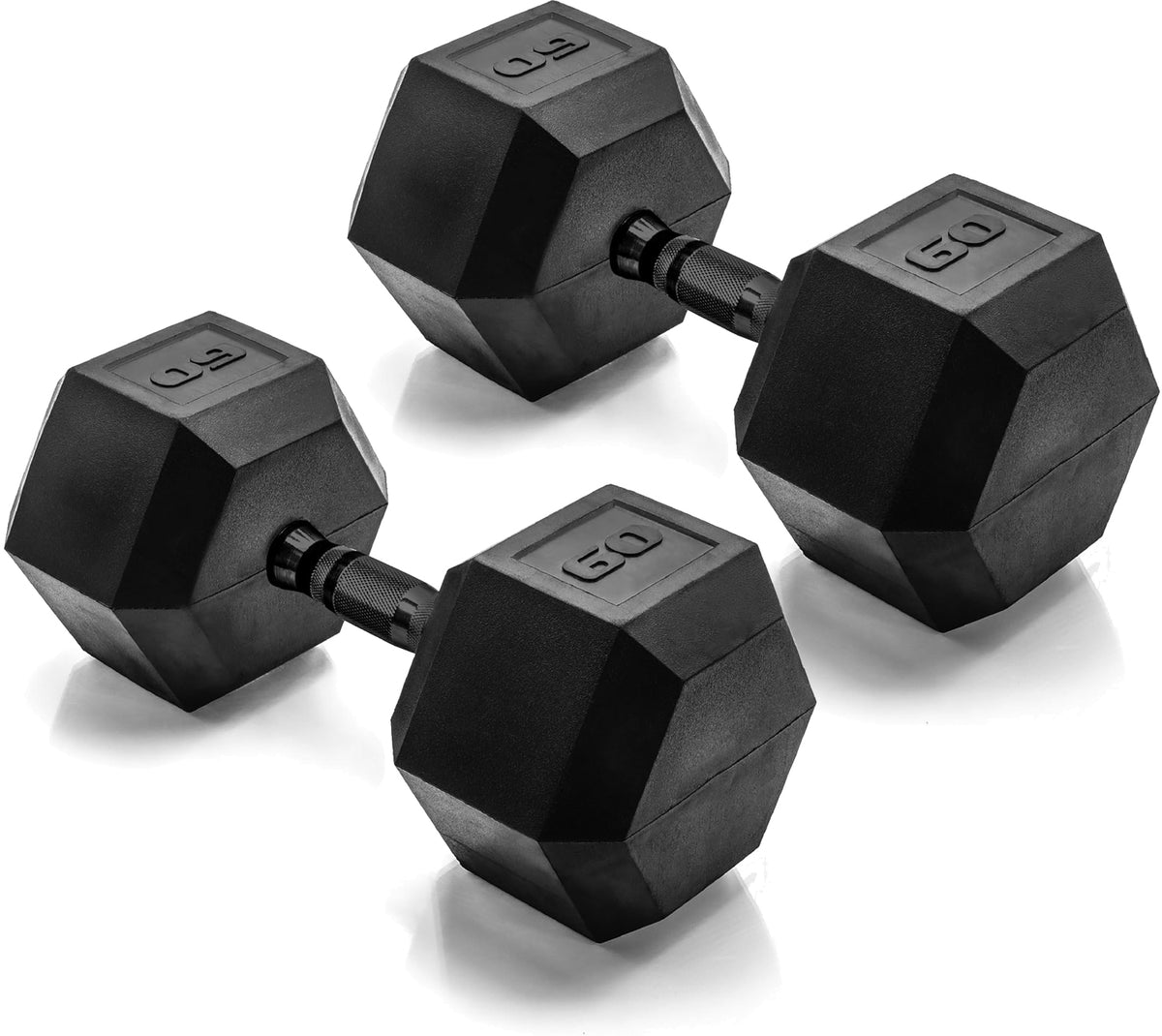CAP Barbell Rubber Hex Dumbbells