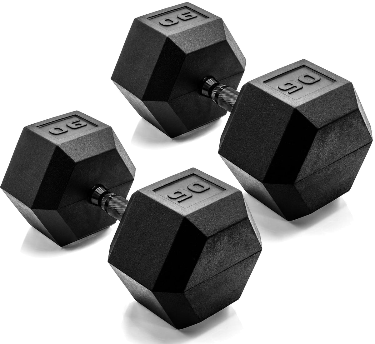 CAP Barbell Rubber Hex Dumbbells