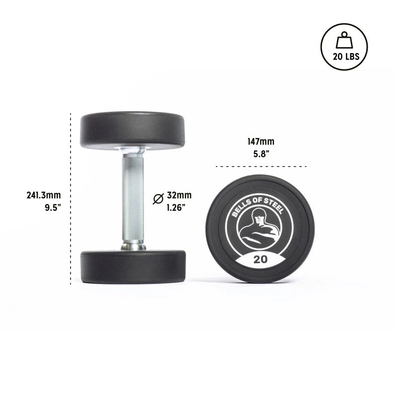 Commercial Urethane Dumbbells