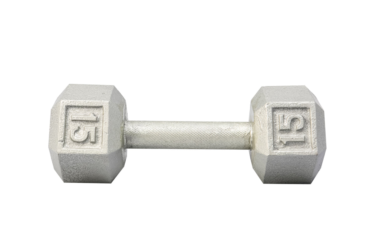York Barbell Cast Iron Hex Dumbbell