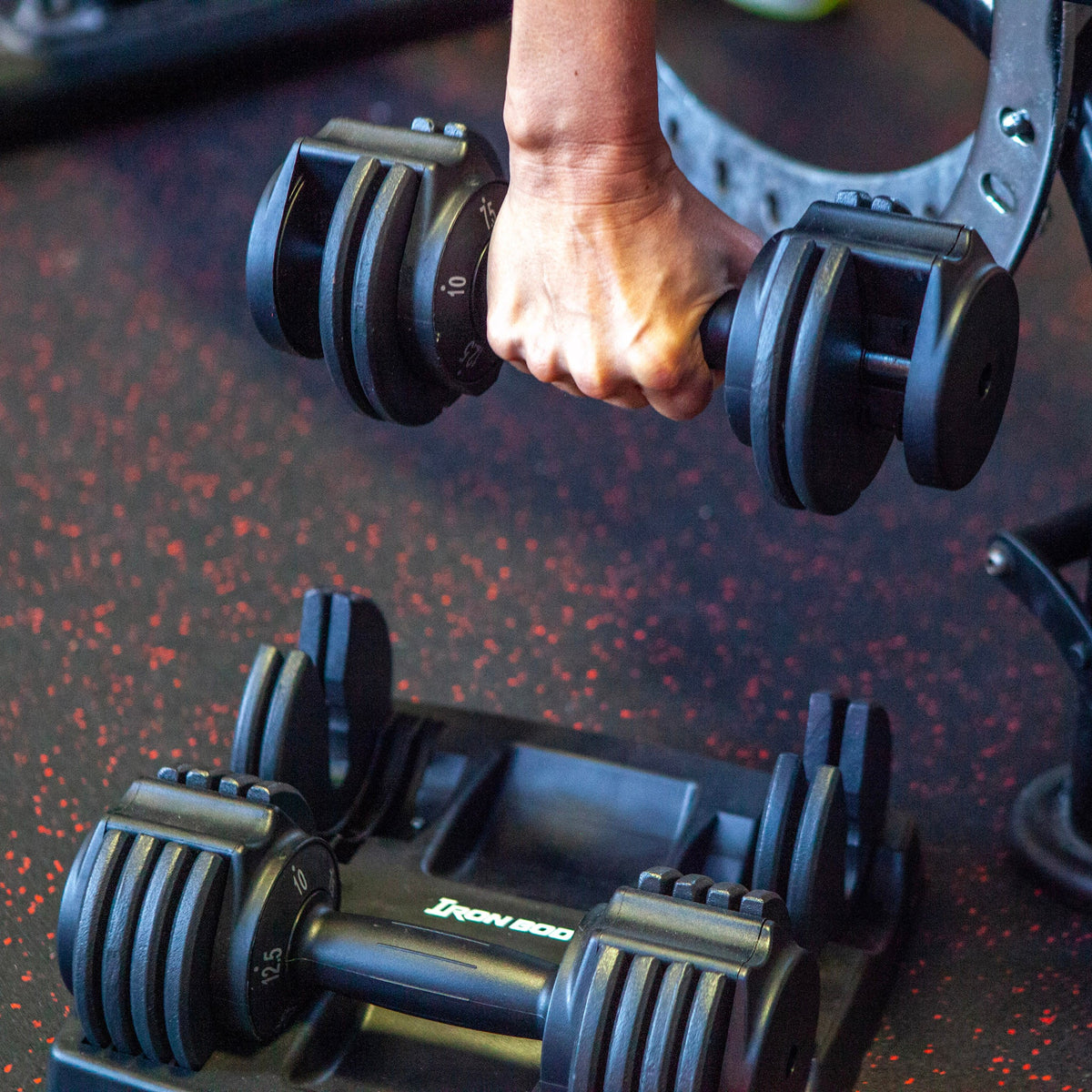 Iron Body Fitness 25 LB Adjustable Dumbbell Pair