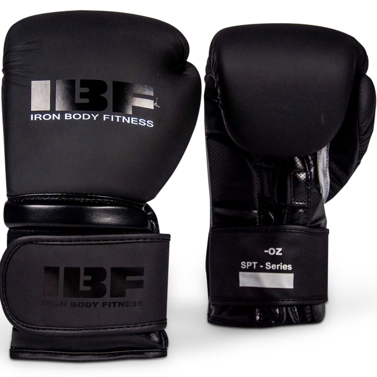 Iron Body Fitness Blackout Series Black Boxing Gloves