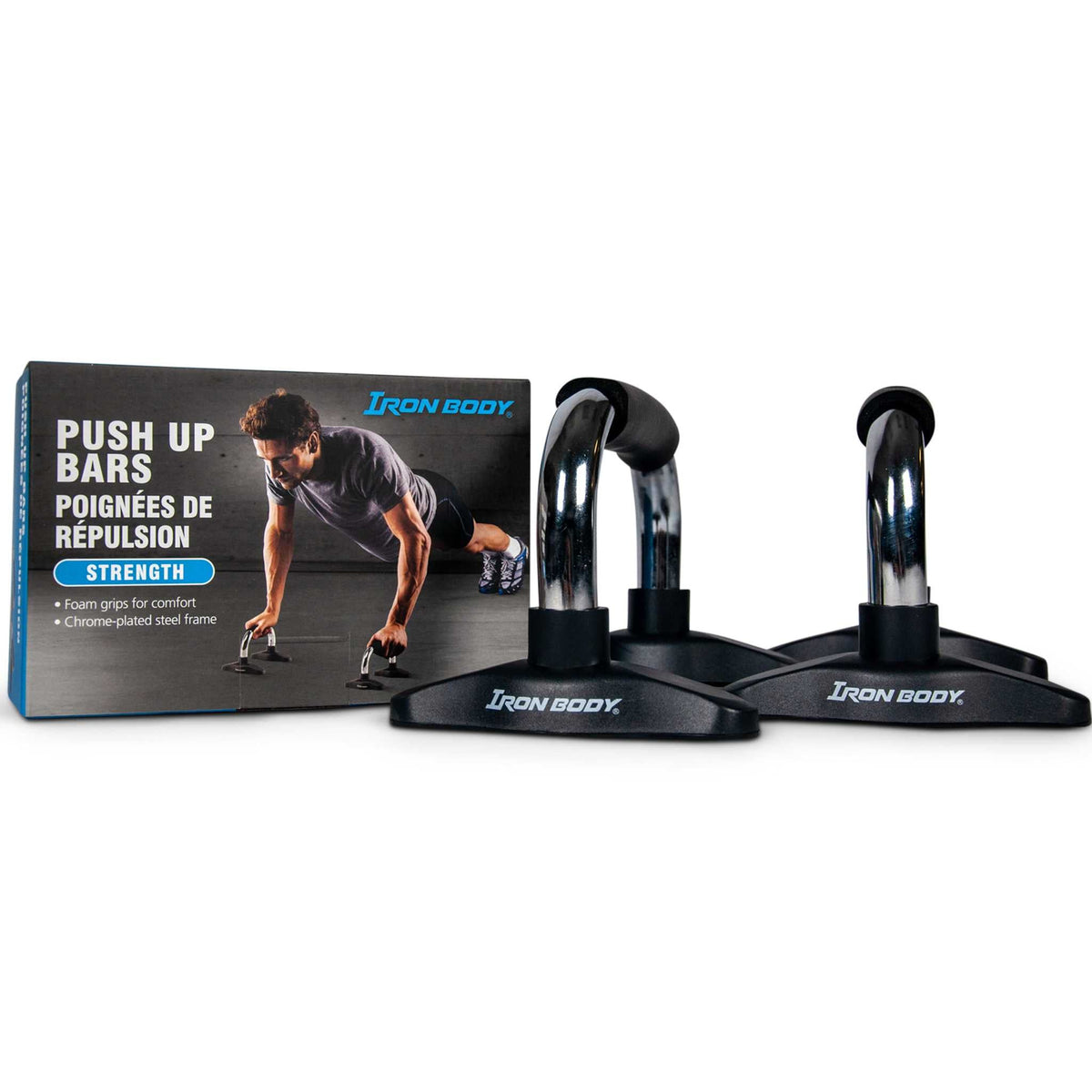 Iron Body Fitness Push-Up Bars